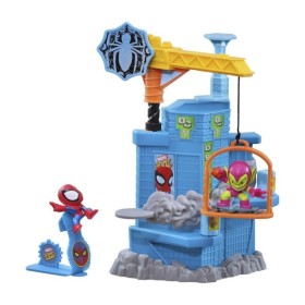 Hasbro Marvel Stunt Squad Tower Spider-Man vs Green Goblin Παιχνίδι Μινιατούρα από 4+ Ετών Hasbro Marvel Stunt Squad Tower Spider-Man vs Green Goblin Παιχνίδι Μινιατούρα από 4+ Ετών