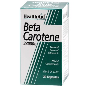 Health Aid Beta-Carotene 2300iu με Βήτα Καροτίνη κατά των Ελεύθερων Ριζών 30 Κάψουλες