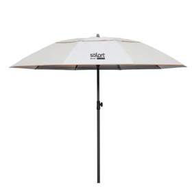 Solart Ομπρέλα Θαλάσσης 205cm 10 Ακτίνες Χωρίς Μηχανισμό Κλίσης Polyester Λευκή 1 Τεμάχιο Solart Ομπρέλα Θαλάσσης 205cm 10 Ακτίνες Χωρίς Μηχανισμό Κλίσης Polyester Λευκή 1 Τεμάχιο