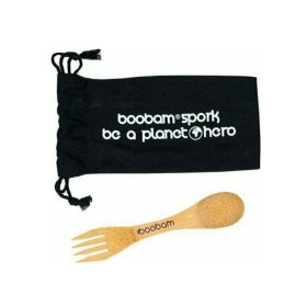 BOOBAM Spork 2 in 1 Spoon & Fork Natural Κουτάλι & Πιρούνι 1 Τεμάχιο