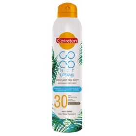 CARROTEN Coconut Dreams Suncare Dry Mist Spray SPF30 Sunscreen Mist for Face & Body 200ml
