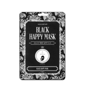 KOCOSTAR Black Happy Mask Μάσκα Καθαρισμού για Πρόσωπο με Άνθρακα 1 Τεμάχιο
