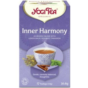 YOGI TEA Inner Harmony Βιολογικό Τσάι για Χαλάρωση , Συγκέντρωση & Πνευματική Διαύγεια 17 Φακελάκια 30.6g