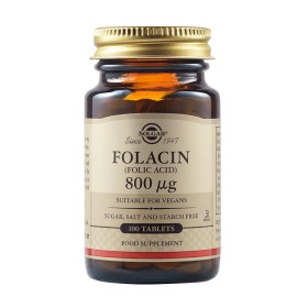 Solgar Folacin (Folic Acid) 800μg Φολικό Οξύ 100 Ταμπλέτες Solgar Folacin (Folic Acid) 800μg Φολικό Οξύ 100 Ταμπλέτες