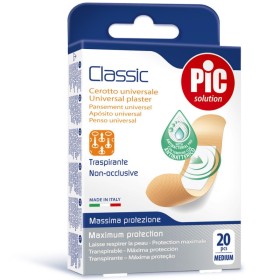 Pic Solution Classic Αυτοκόλλητο Τσιρότο Γενικής Χρήσης Medium 19x72mm 20 Τεμάχια Pic Solution Classic Αυτοκόλλητο Τσιρότο Γενικής Χρήσης Medium 19x72mm 20 Τεμάχια