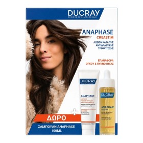 Ducray Promo Anaphase Creastim Reactiv Λοσιόν Αγωγής κατά της Αντιδραστικής Τριχόπτωσης 60ml & Δώρο Anaphase Σαμπουάν κατά της Αντιδραστικής Τριχόπτωσης 100ml Ducray Promo Anaphase Creastim Reactiv Λοσιόν Αγωγής κατά της Αντιδραστικής Τριχόπτωσης 60ml & Δώρο Anaphase Σαμπουάν κατά της Αντιδραστικής Τριχόπτωσης 100ml