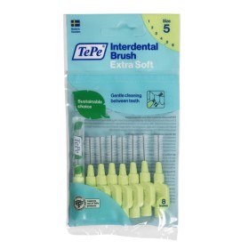 TEPE Interdental Brush Extra Soft Original 0.8mm Green Interdental Brushes 8 Pieces