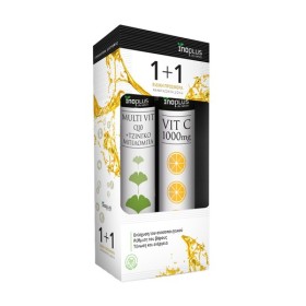 Inoplus Promo Multi Vit Q10 Ginkgo Biloba Πολυβιταμίνη για Ενέργεια & Τόνωση 20 Αναβράζοντα Δισκία & Vit C 1000mg για Ενίσχυση του Ανοσοποιητικού 20 Αναβράζοντα Δισκία Inoplus Promo Multi Vit Q10 Ginkgo Biloba Πολυβιταμίνη για Ενέργεια & Τόνωση 20 Αναβράζοντα Δισκία & Vit C 1000mg για Ενίσχυση του Ανοσοποιητικού 20 Αναβράζοντα Δισκία