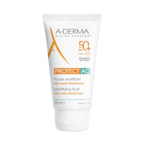 A-Derma Protect Ac Fluide Matifiant Visage Spf50+ Αντηλιακή Κρέμα Προσώπου 40ml A-Derma Protect Ac Fluide Matifiant Visage Spf50+ Αντηλιακή Κρέμα Προσώπου 40ml