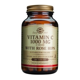 Solgar Vitamin C 1000mg With Rose Hips 100 Ταμπλέτες Solgar Vitamin C 1000mg With Rose Hips 100 Ταμπλέτες