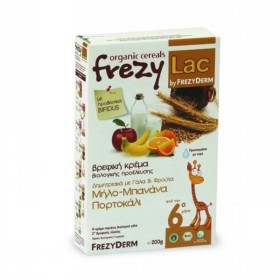 FREZYLAC Fruit Cream Cereal with Milk & Apple, Banana, Orange 6m+ 200g