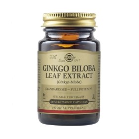 SOLGAR Ginkgo Biloba Leaf Extract 60 Herbal Capsules