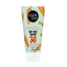 Organic Shop Sunscreen Day Face Cream 30spf Normal To Dry Skinαντηλιακή Κρέμα Προσώπου για Κανονική & Ξηρή Επιδερμίδα Spf30 50ml