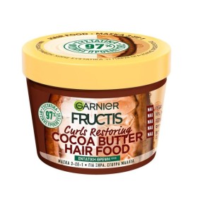 GARNIER Fructis Hair Food Curls Restoring Cocoa Butter Mask 3 in 1 for Dry & Curly Hair 390ml