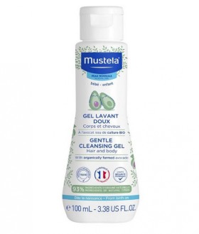 MUSTELA Gentle Cleasing Gel Gentle cleansing gel for body & hair 100ml Travel Size
