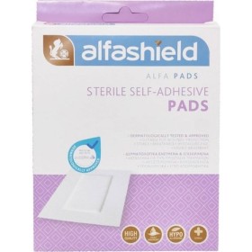 ALFASHIELD Sterile Adhesive Pads 10x10cm 5 Pieces