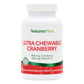 Natures Plus Ultra Cranberry Συμπλήρωμα Ενίσχυσης του Ουροποιητικού Συστήματος 90 Μασώμενες Ταμπλέτες