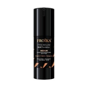 Froika Premium Silk Foundation Spf30 με Βιταμίνη C & Υαλουρονικό Medium 30ml