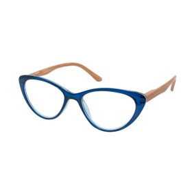 EYELEAD Γυαλιά Πρεσβυωπίας / Διαβάσματος Μπλε Πεταλούδα με Ξύλινο Βραχίονα Κοκκάλινο Ε205 0.75
