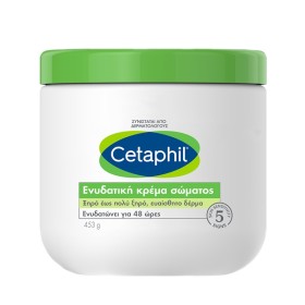 CETAPHIL Moisturizing Body Cream Ενυδατική Kρέμα Σώματος για Ξηρό Έως Πολύ Ξηρό & Ευαίσθητο Δέρμα 453g