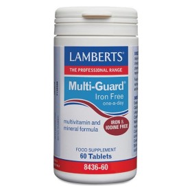 LAMBERTS Multi-Guard Iron Free Πολυβιταμίνη χωρίς Σίδηρο & Ιώδιο 60 Ταμπλέτες