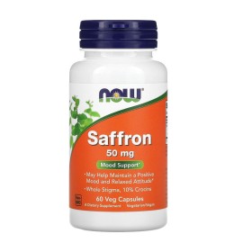 NOW Saffron 50 mg 60 Φυτικές Κάψουλες