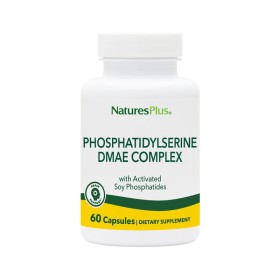 NATURES PLUS Phosphatidyl-Serine/Dmae Complex Συμπλήρωμα Ενίσχυσης των Εγκεφαλικών Λειτουργιών 60 Κάψουλες