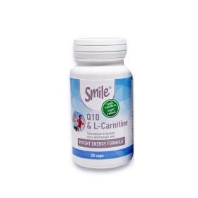 SMILE Coenzyme Q-10 & L-Carnitine  για Ενέργεια του Οργανισμού 30 Κάψουλες