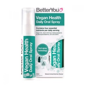 Better You Vegan Health Daily Oral Spray με Βιταμίνη D & Βιταμίνη Β12 & Σίδηρο & Ιώδιο 25ml Better You Vegan Health Daily Oral Spray με Βιταμίνη D & Βιταμίνη Β12 & Σίδηρο & Ιώδιο 25ml