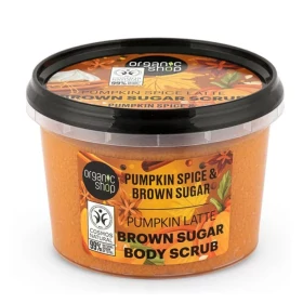 Organic Shop Pumpkin Spice Latte Brown Sugar Scrub Aπολεπιστικό Σώματος 250ml