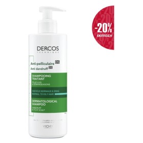 Vichy Promo Dercos Anti-Dandruff Shampoo για Κανονικά/Λιπαρά Μαλλιά 390ml [Sticker -20%]