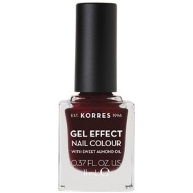 KORRES Gel Effect Nail Colour Burgundy Red No 57 11ml