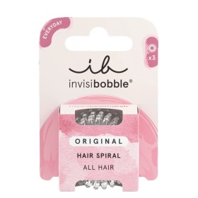 INVISIBOBBLE Crystal Clear Original Hair Spiral Λαστιχάκια Μαλλιών για Απόλυτο Κράτημα 3 Τεμάχια