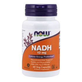 Now Nadh 10mg για Πνευματική Εγρήγορση 60 Φυτικές Κάψουλες