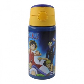 Gim Παιδικό Παγούρι Αλουμινίου με Καλαμάκι Flip One Piece 500ml