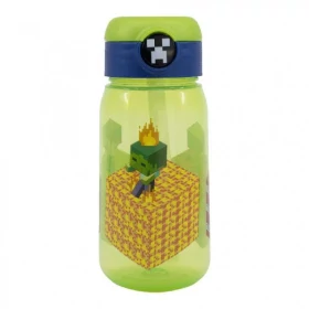 Gim Παγούρι με Καλαμάκι Push Up Minecraft Isometric 510ml