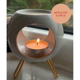 Sanko Promo Lunar Wax Melt Diffuser Δοχείο Καύσης Κεριού & Δώρο Apple Pie & Spice Αρωματικό Κερί Καύσης 75g Sanko Promo Lunar Wax Melt Diffuser Δοχείο Καύσης Κεριού & Δώρο Apple Pie & Spice Αρωματικό Κερί Καύσης 75g