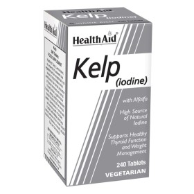 Health Aid Kelp Lodine με Ιώδιο για τη Λειτουργία του Θυροειδούς 240 Ταμπλέτες Health Aid Kelp Lodine με Ιώδιο για τη Λειτουργία του Θυροειδούς 240 Ταμπλέτες