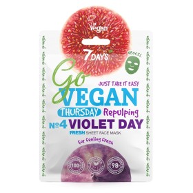 7DAYS ΜΒ Go Vegan Face Mask Violet Day για Τόνωση & Αναζωογόνηση 25g