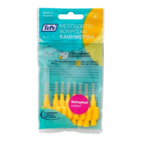 TEPE Interdental Brushes in Color Yellow 0.7 8 Pieces