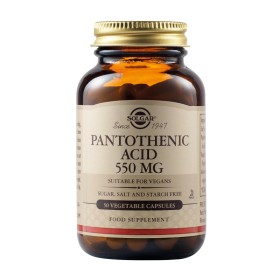 Solgar Pantothenic Acid 550mg 50 Φυτικές Κάψουλες Solgar Pantothenic Acid 550mg 50 Φυτικές Κάψουλες