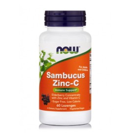 Now Sambucus Zinc-C για το Ανοσοποιητικό 60 Παστίλιες
