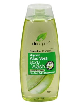 Dr.organic Aloe Vera Body Wash Αφρόλουτρο με Bιολογική Αλόη Βέρα 250ml