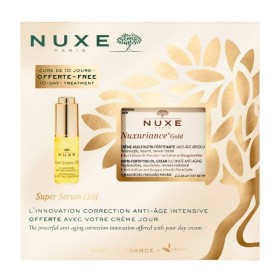 NUXE Promo Nuxuriance Gold Nutri Fortifying Oil Cream Day Cream for Nourishing & Strengthening 50ml & Gift Super Serum [10] 5ml