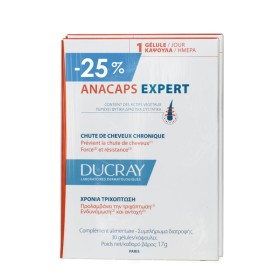 DUCRAY Promo Anacaps Expert for Chronic Hair Loss 2x30 Capsules [1+1 Gift] [Sticker -25%]