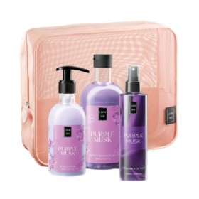 Lavish Care Promo Purple Musk Bath & Shower Gel Αφρόλουτρο 500ml & Body Lotion 300ml & Fragrance Mist 200ml
