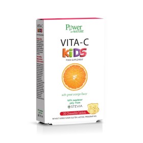 Power Health Vita-C Kids 30 Μασώμενα Δισκία Power Health Vita-C Kids 30 Μασώμενα Δισκία