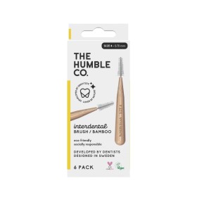 THE HUMBLE CO Interdental Brush Κίτρινο Βουρτσάκια Size 4 (0.7mm) 6 Βουρτσάκια
