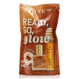Nuxe Promo Glow on the Go Honey Kit ΝΕΟ (lip oil x mini hp classic x scrunch μαλλιών)Βάλσαμο Χειλιών & Ιριδίζον Ξηρό Λάδι & Αξεσουάρ Μαλλιών10ml Χ 10ml