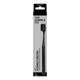 The Humble Co Plant-Based Brush Pro With 7000 Bristles Οδοντόβουρτσα Ενηλίκων Μαύρη Μαλακή 1 Τεμάχιο